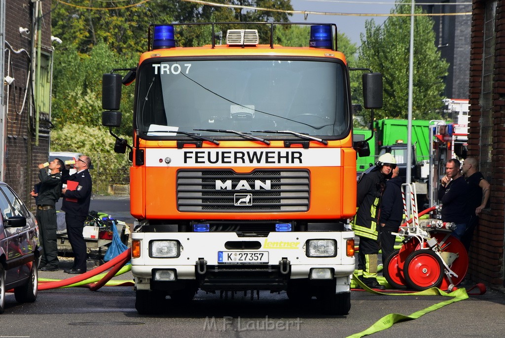Feuer 4 Schreinerei Koeln Porz Wahn Wilhelm Ruppert Gelaende P1061.JPG - Miklos Laubert